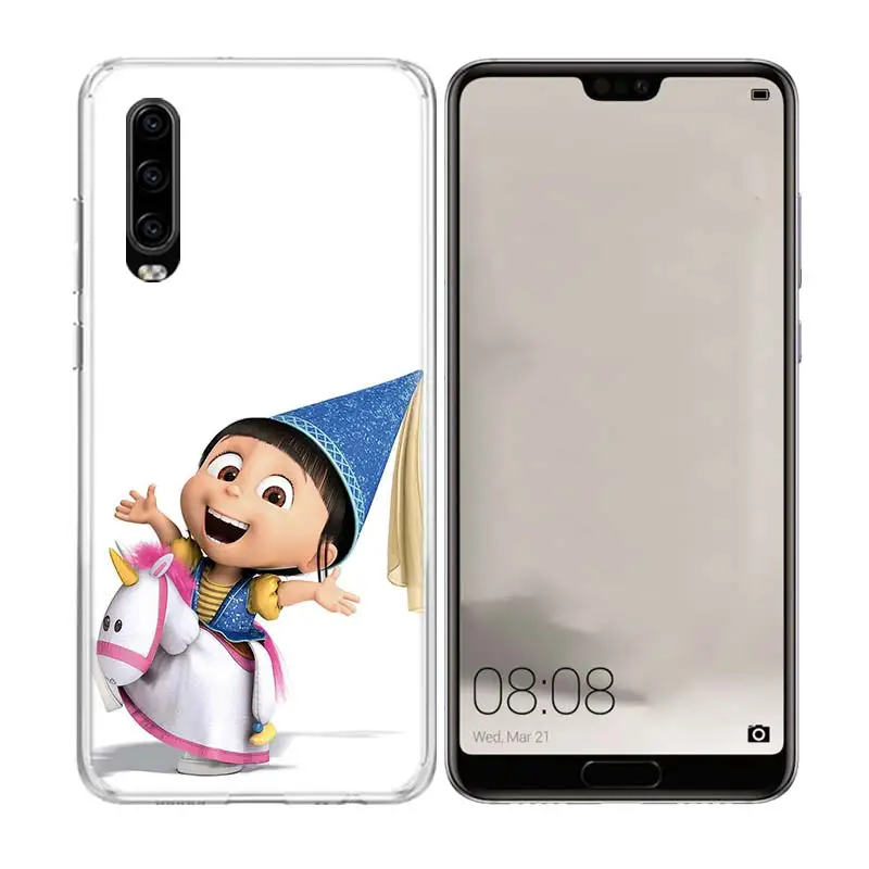 Специальный мягкий чехол для телефона с миньонами Gru Agnes huawei P30 P20 mate 20 10 Pro P10 lite P Smart