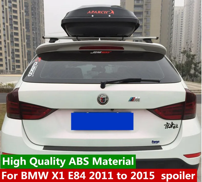 Спойлер для BMW X1 E84 F48 2011 2012 2013 2014 2015 Задний ABS Материал задний спойлер на крышу