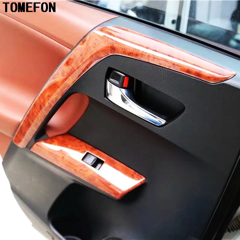 TOMEFON для Toyota RAV4 RAV 4 2013 2014 2015 ABS дерево краска вентиляционное отверстие окно