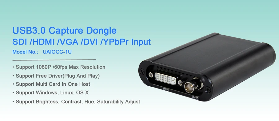 Лучший HD 1080P HD 3g SDI+ HDMI+ VGA+ YPbPr+ DVI захват ключ живого потокового видео Аудио захвата карты игры видео Захват