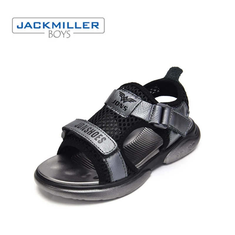 Новинка 2019 детские сандалии Jackmiller летняя пляжная обувь для мальчиков Детские