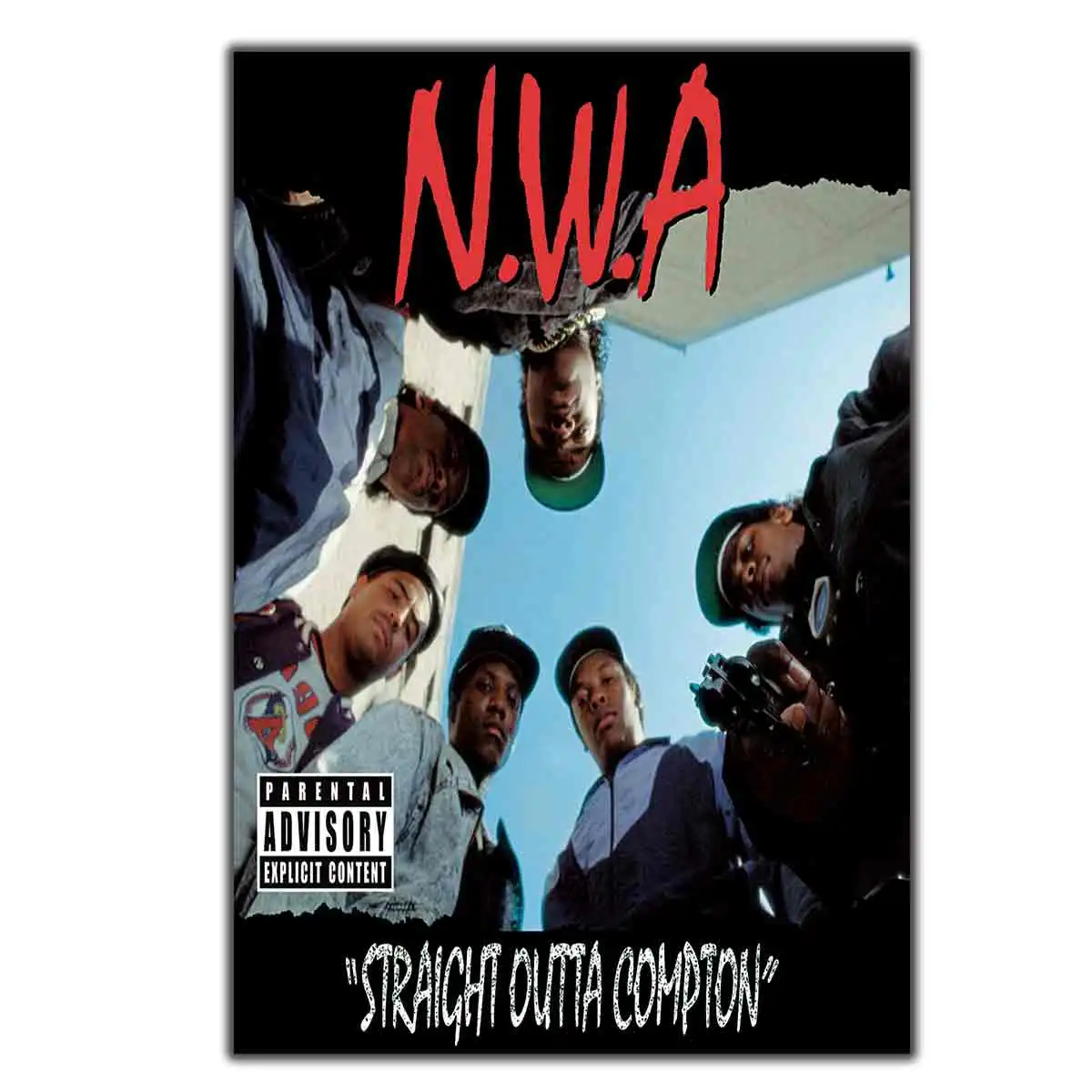 Настенный постер NWA Ice Cube Dr Dre Gangsta Rapper Stars уличное искусство домашний декор на