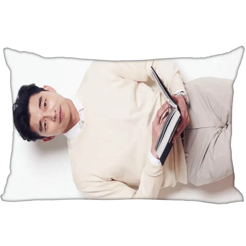 16 Новое поступление, Заказная атласная наволочка Gong Yoo 35x45 см(одна сторона), набивная Подушка на молнии, чехол на заказ, Ваш образ, подарок - Цвет: 16