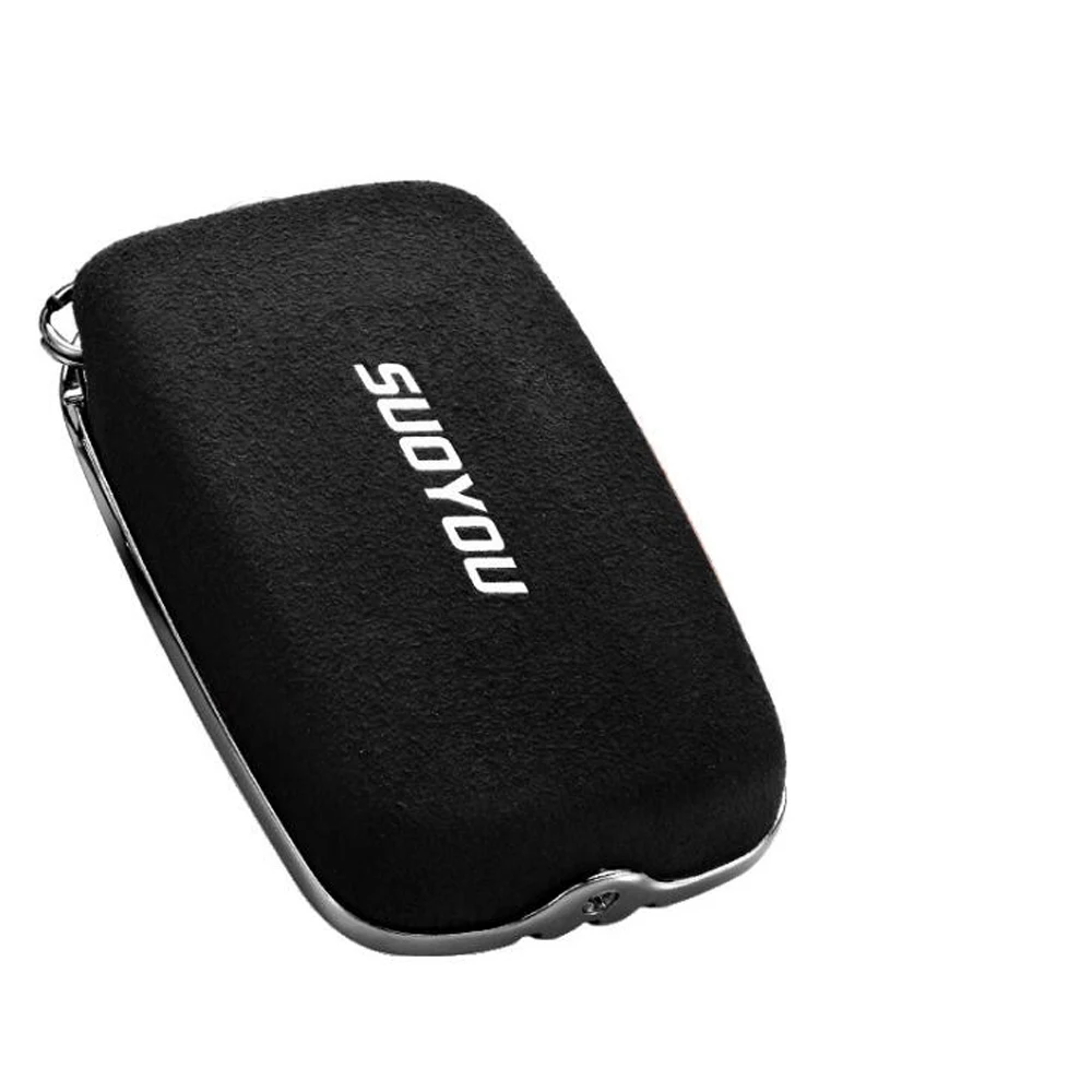 Высококачественный Роскошный чехол для автомобильного ключа из натуральной