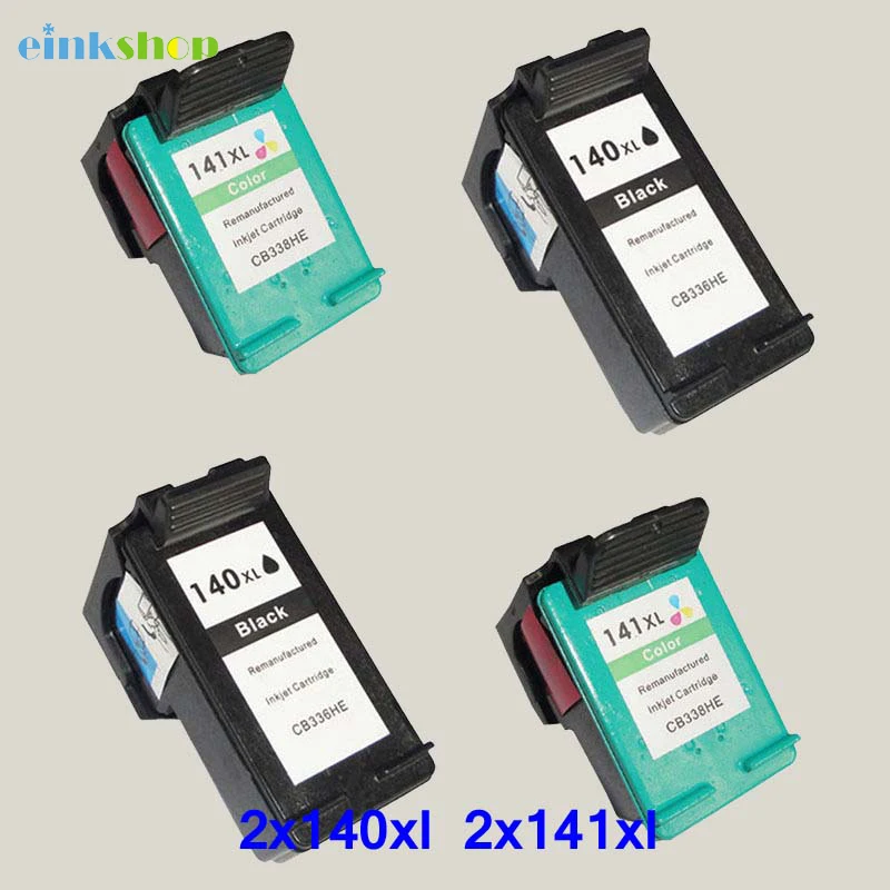 

Einkshop совместимый картридж с чернилами Замена для hp 140 141 140xl 141xl OfficeJet C4283 C4343 C5283 D5363 6413 J5783 принтер