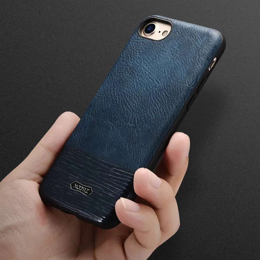 Xoomz Сращивание чехол для iPhone 7 блестящей кожи PU телефона Чехол Коке модные Fundas iPhone8