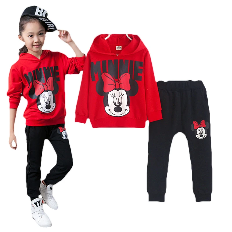 Комплект из 2 предметов комплект детской одежды с Минни Маус пальто капюшоном и