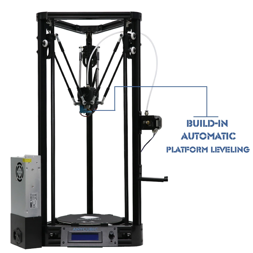 ANYCUBIC Kossel 3d принтер Impresora 3D авто уровень платформенный шкив линейная направляющая