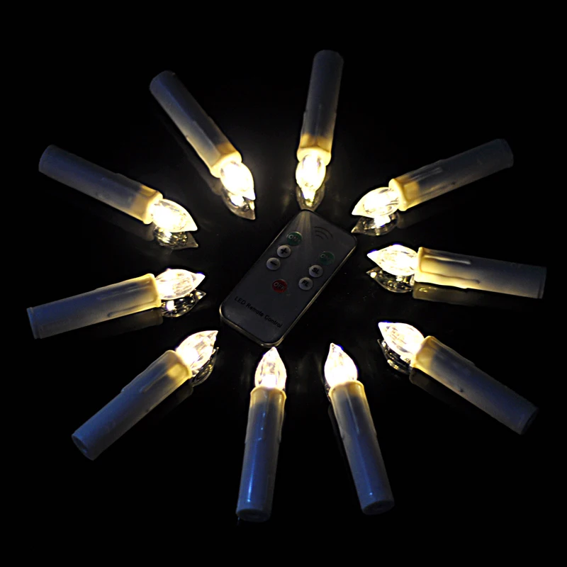 10 шт. светодиодные свечи с пультом ДУ|tea lights|candle tea lightdecorative candles |