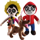 3 шт.лот 30 см персонаж из фильма Коко Пиксар Мигель Гектор Данте собака плюшевые игрушки кукла мягкие игрушки для детей подарки на Рождество