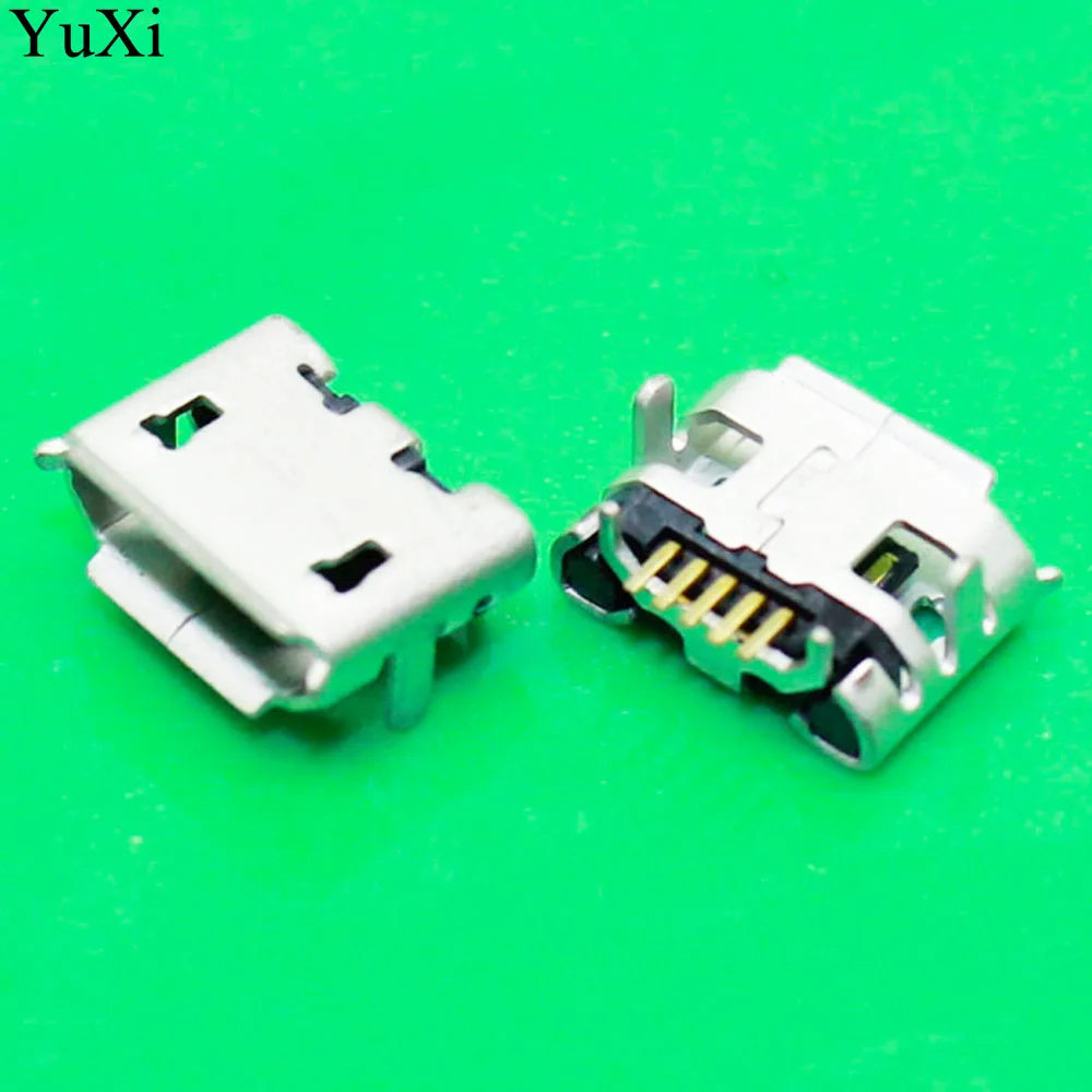 Юйси 10 шт./лот Micro USB 5pin Jack гнездо G27 разъем бык рога вьющиеся рот для хвоста зарядки
