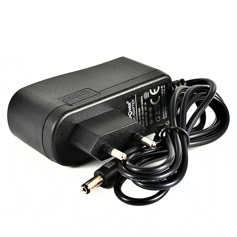 12v1a Новый AC 100 В-240 В конвертер Мощность адаптер DC 12 1A 1000ma Питание ЕС Plug 5.5 мм x 2.1