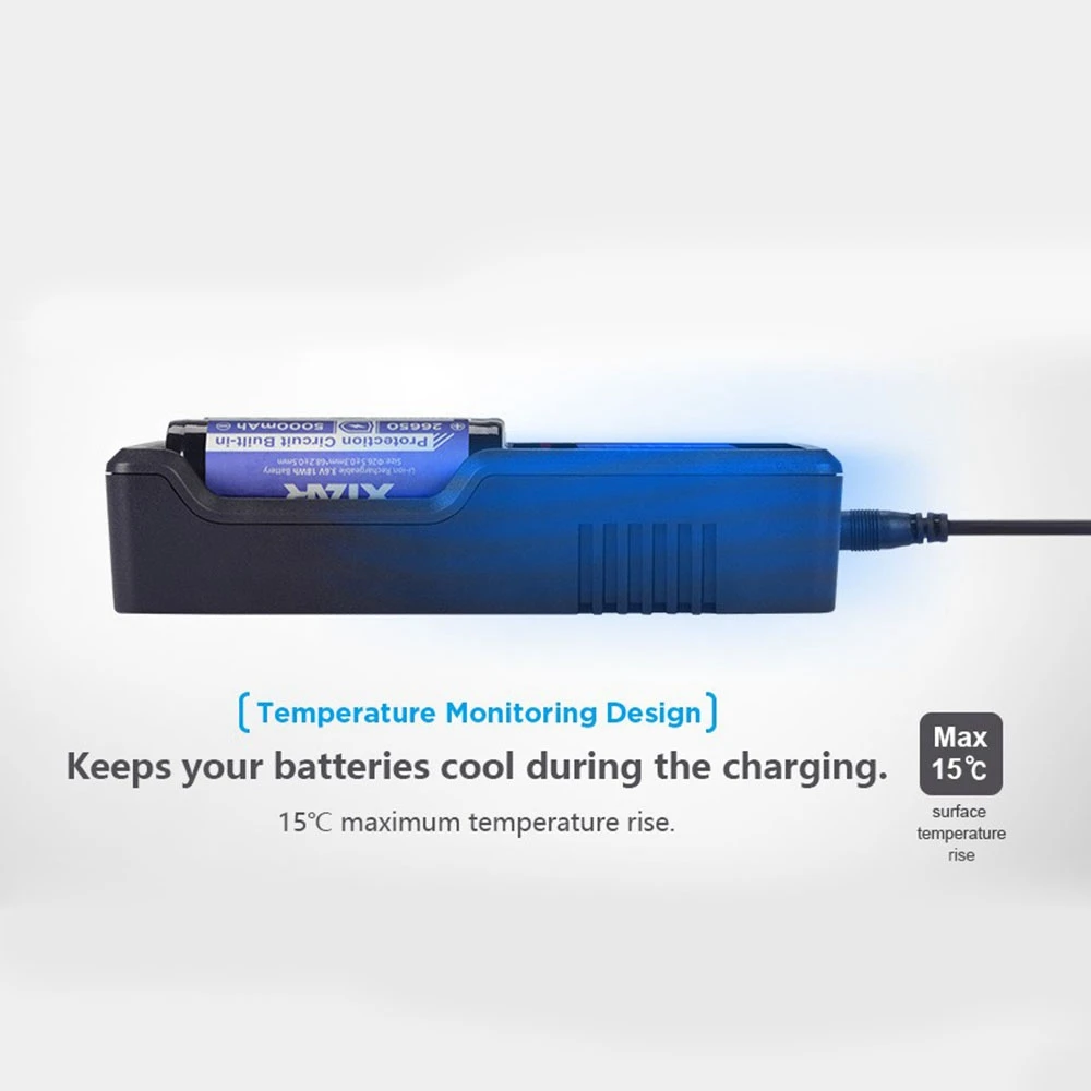 Зарядное устройство Usb ЖК дисплей для 3 7 V Li Ion 10440 14500 18650 26650 Xtar|Аксессуары батарей| |