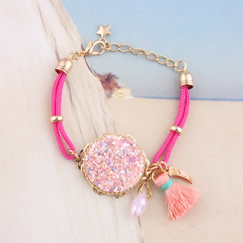 Браслеты с бусинами NeeFuWoFu браслеты в богемном стиле эластичной нитью деревянные |