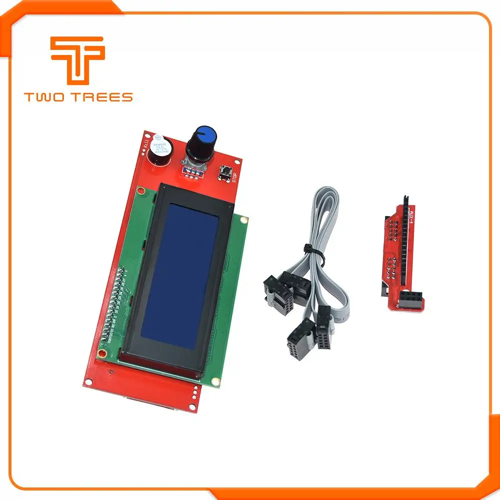 1 шт. lcd 12864 Ramps умные части RAMPS 1,4 контрольная панель lcd 12864/2004 монитор Материнская плата синий экран модуль