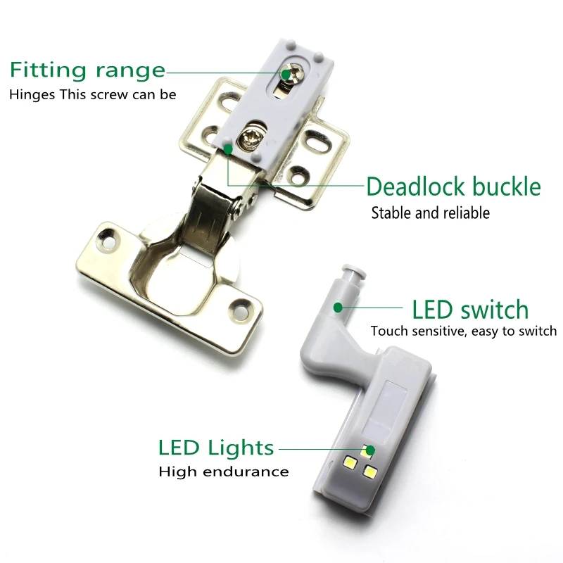 0.25W Inner Sensor Light LED Hardware Under Cabinet Hinge Universal Kitchen Bedroom Living Room Cupboard Wardrobe | Лампы и освещение