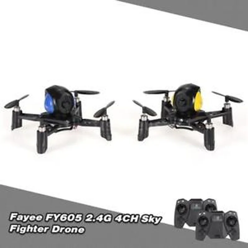 2 шт. FY605 боевой Дрон 4G 4CH 6 осевой Gyro установка DIY гоночный битва Quadcopter RC самолет