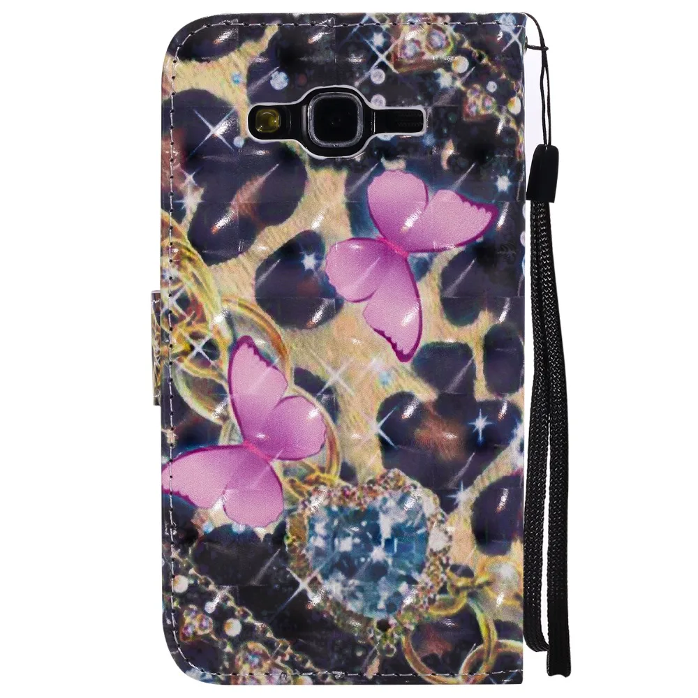 Unicorn 3D Case For Samsung Galaxy SM-J500F 2015 Flip Leather Wallet J5 Cover | Мобильные телефоны и аксессуары