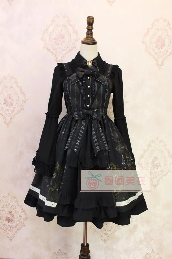 Повседневное платье в стиле &quotЛолита&quot с изображением ангела и Креста|dress alice|dress