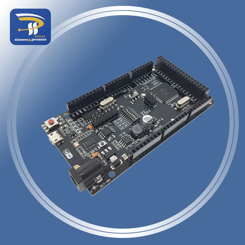 Mega2560 + Wi Fi R3 ATmega2560 ESP8266 32 Мб памяти Φ CH340G. Совместимость с Arduino Mega NodeMCU для WeMos