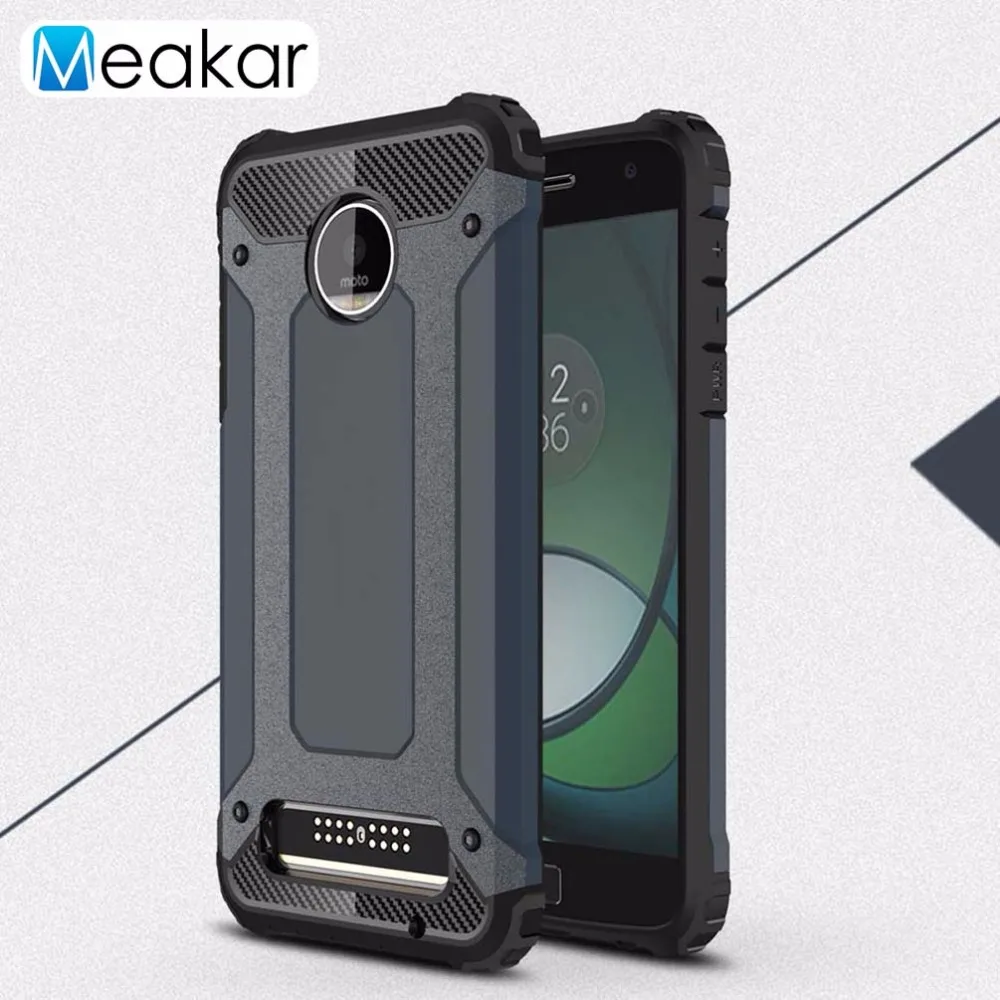 Shockproof Armor Coque Cover 5.5For Moto Z Play Case For Motorola Lenovo Dual Phone Back |