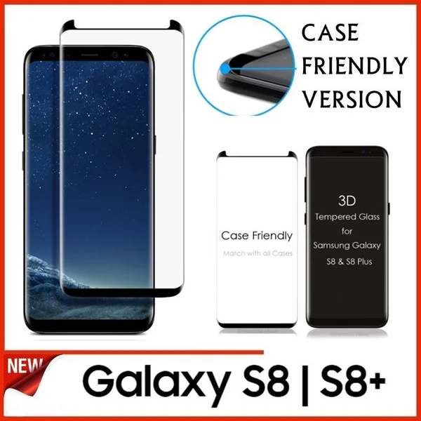 3D 9H S9 Plus S8 + пленка для экрана изогнутое закаленное стекло защита Samsung Galaxy Note 9 Note8 S7