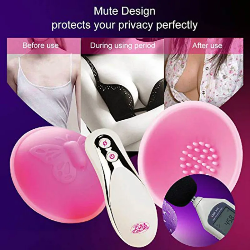 10 Frequency Electronic Powerful Breast Massager Enhancer Chest Remote Control Nipple Sucker Vibrator Machine Silicone Cup | Красота и