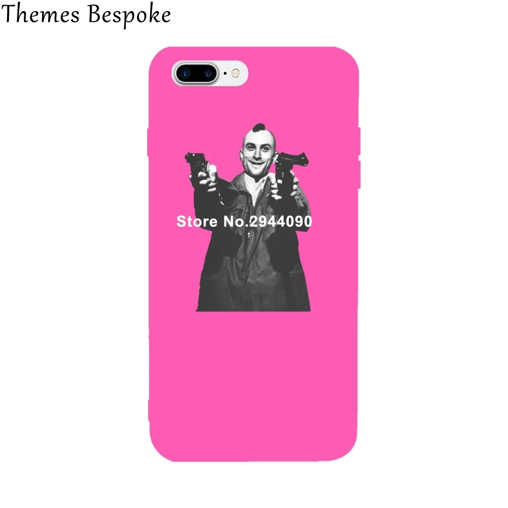 Travis Bickle Taxi Driver Back Cover for iPhone 6 6S 7 7Plus Soft TPU Anti-knock Case Print Colorful |