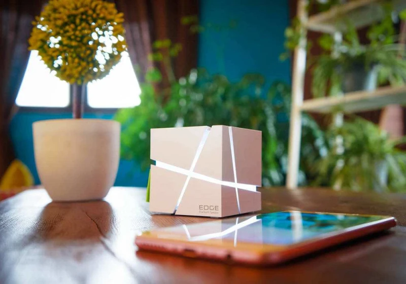 Классический EDGE беспроводной Bluetooth динамик белый мини квадратный музыкальный