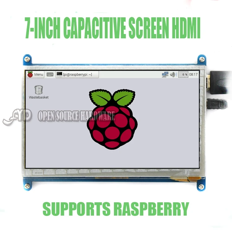 7 дюймовый ЖК монитор Raspberry Pi3 800X480|inch lcd|monitor raspberrylcd display hdmi |