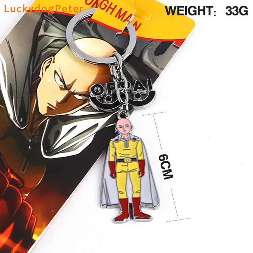 One Punch Man брелки фигурку 1/16 Масштаб Окрашенные рис милый высокое качество кукла