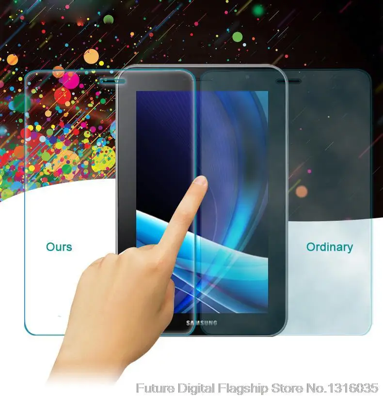 2 шт. Закаленное стекло премиум класса для Samsung Galaxy Tab 7.0 P3100 P3110 P3108 9H Жесткая