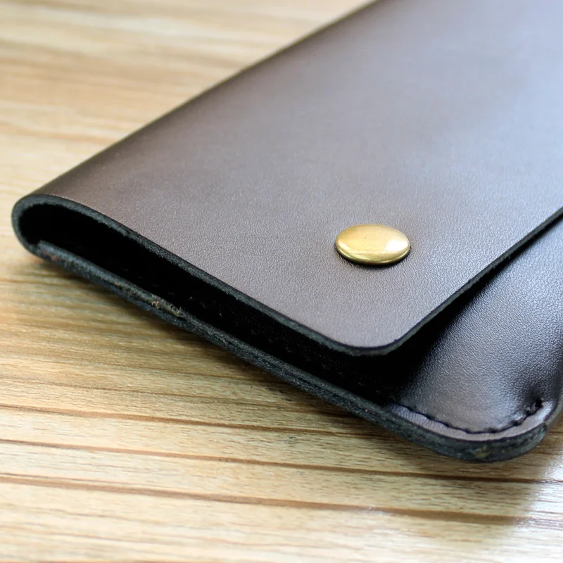 Гладкий кошелек-клатч из натуральной кожи высокого качества простые сумки в