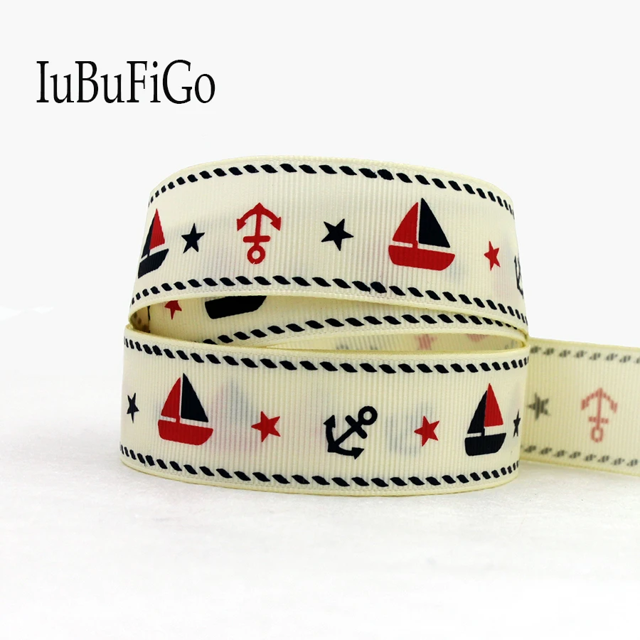 

Лента IuBuFiGo 10 ярдов, 1 дюйм (25 мм), темно-синяя, бежевая лента из полиэстера, Бант «сделай сам», лента ручной работы 10Y1352