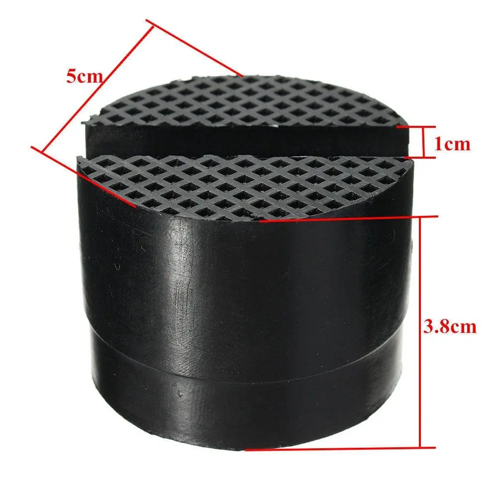 MR CARTOOL 5cm Car Jacks Universal Slotted Frame Rail Floor Jack Guard Adapter Lift Rubber Pad |