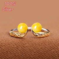 925 sterling silver color gold color monky king ring settings inlaid 6mm 7mm 8mm wax ring blanks adjustable ring jewelry