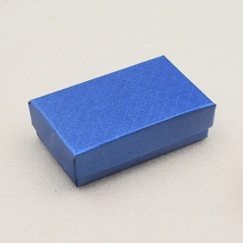 8x5x2.5cm Royal blue 8x5x2,5/7,5x7,5x3,5 см картонная пена квадратная упаковка подарочная коробка для кольцо ожерелье браслет серьги ювелирные изделия вечерние поставки - Цвет: 8x5x2.5cm Royal blue