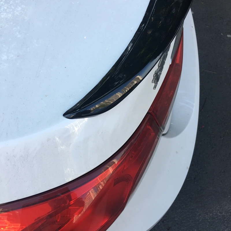 Для hyundai Elantra 2012 2013 ABS Пластик грунтовка Цвет автомобиль спойлер задний багажник спойлер