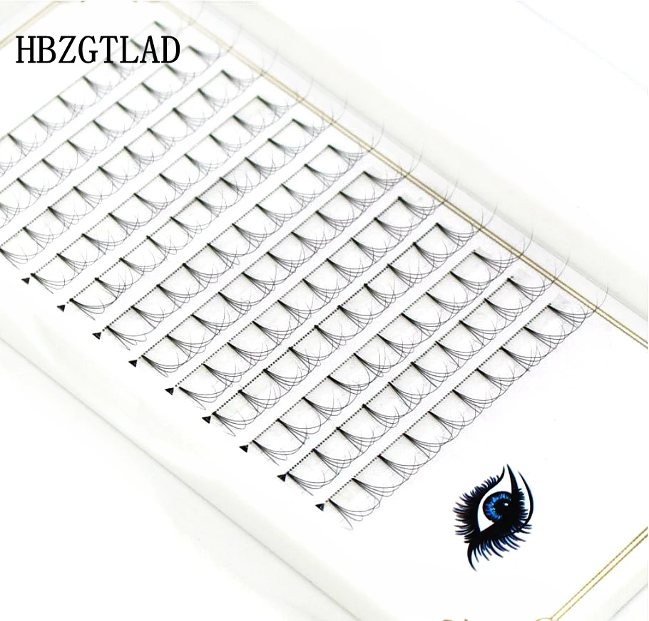 Ресницы HBZGTLAD C/D с изгибом 3 10D русские объемные ресницы норковые коротким стержнем