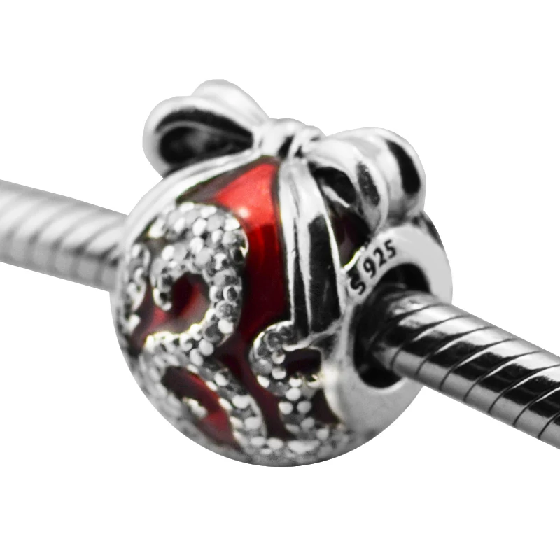 Подходит Pandora очаровательный браслет из стерлингового серебра 925 пробы