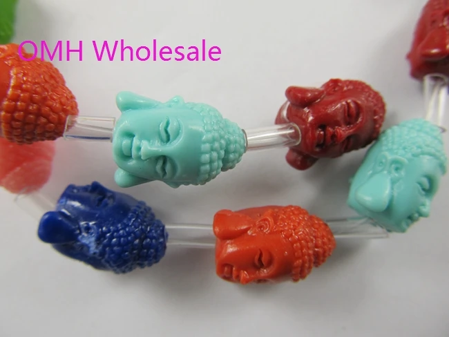 20 шт. бусины в виде головы Будды для браслета и ожерелья|space beads|beads fitbuddha head |