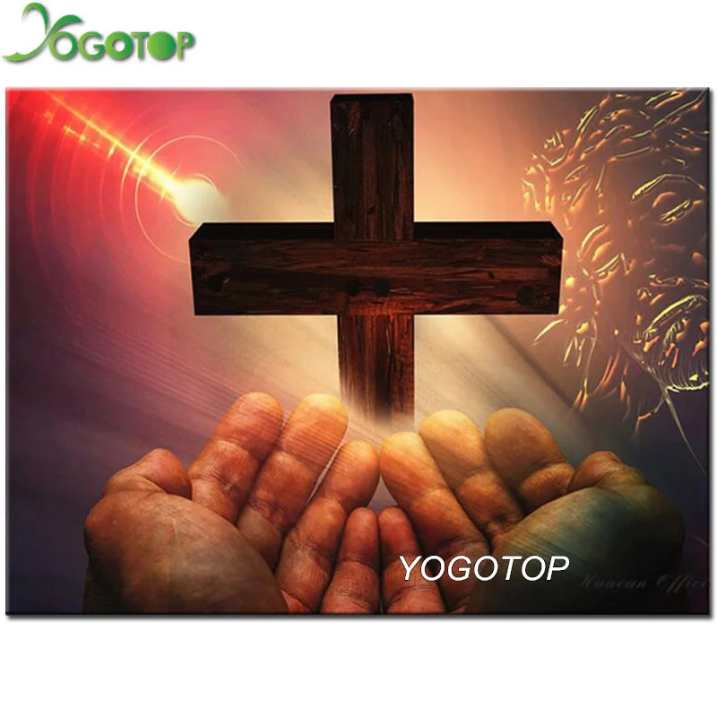 YOGOTOP 5D DIY алмазная живопись религиозная ручная вышивка распродажа картина Стразы