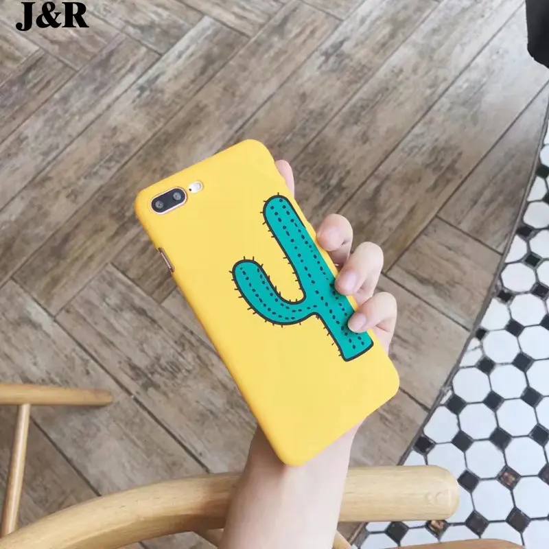 J &amp R чехол для телефона с изображением зеленого кактуса iPhone 5 5S SE 6 6S Plus 7 7Plus 8 8Plus