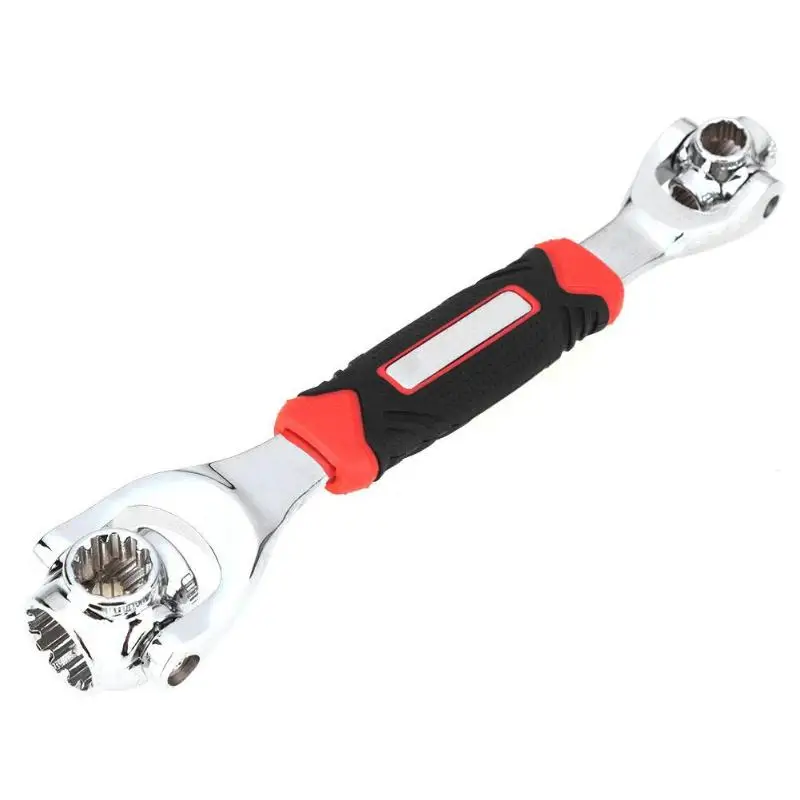 

Tiger Wrench 48 in 1 Tools Socket Works with Spline Bolts Torx 360 Degree 6-Point Universial Furniture Car Repair 25cm