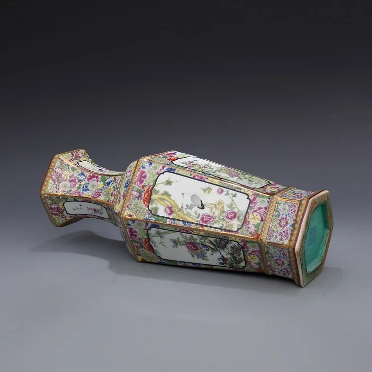 Jingdezhen изделия ручной работы под старину Qing Dynasty qianlong эмалированные золотистые