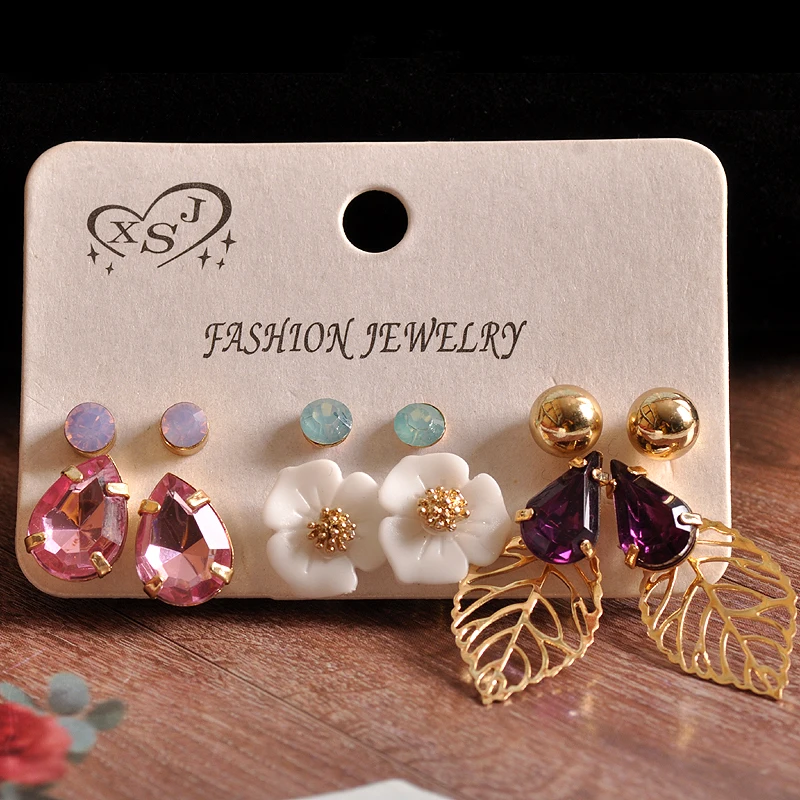 Новые модные Великолепные женские ювелирные изделия серьги для дня рождения