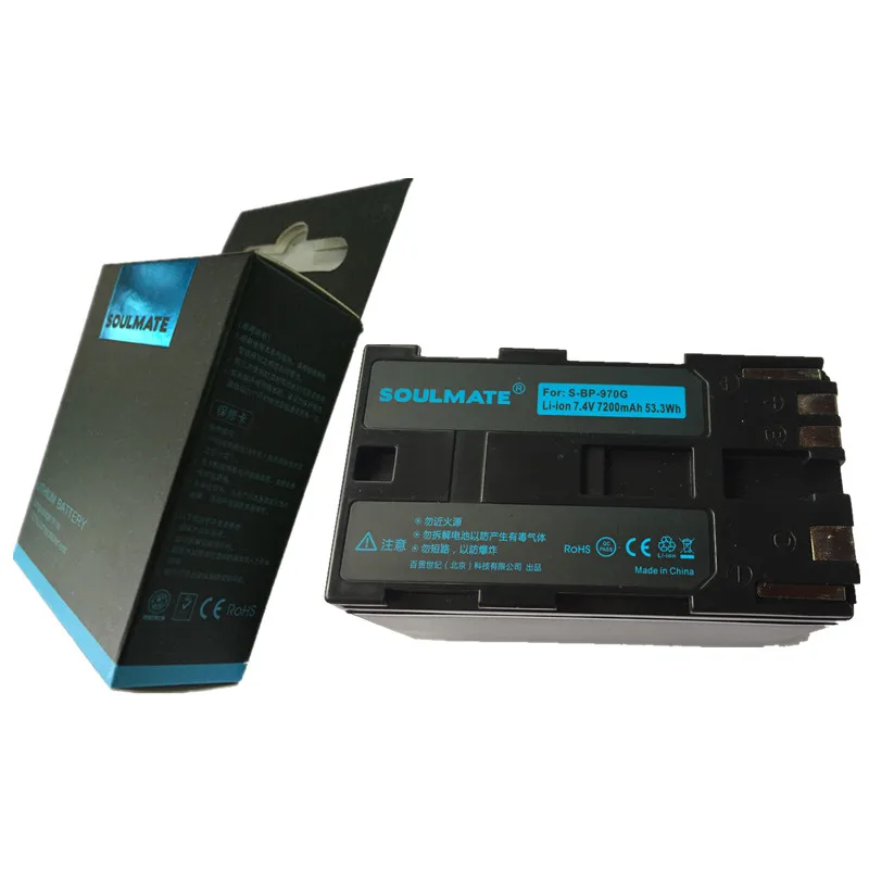 SOULMATL BP 970G комплект литиевых батарей BP970G батарея для цифровой камеры Canon XLH1 XHG1 XHA1 XL2