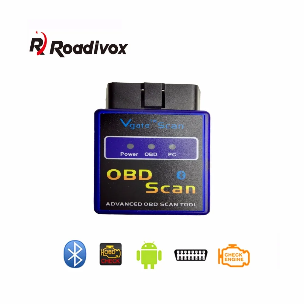OBD2 OBD 2 сканирующий Инструмент II Bluetooth сканер ELM327 ELM 327 мини считыватель кодов для