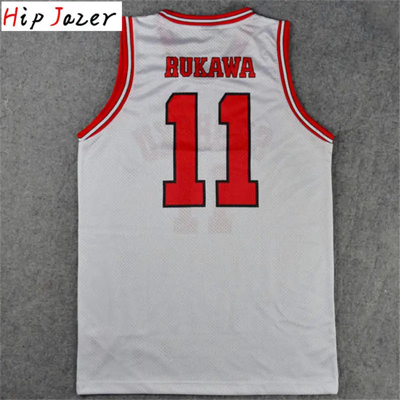 Slam dank Косплей Shohoku 7# Ryouta Miyagi 11# Rukawa Kaede баскетбольный трикотаж футболка спортивная одежда форма баскетбольной команды