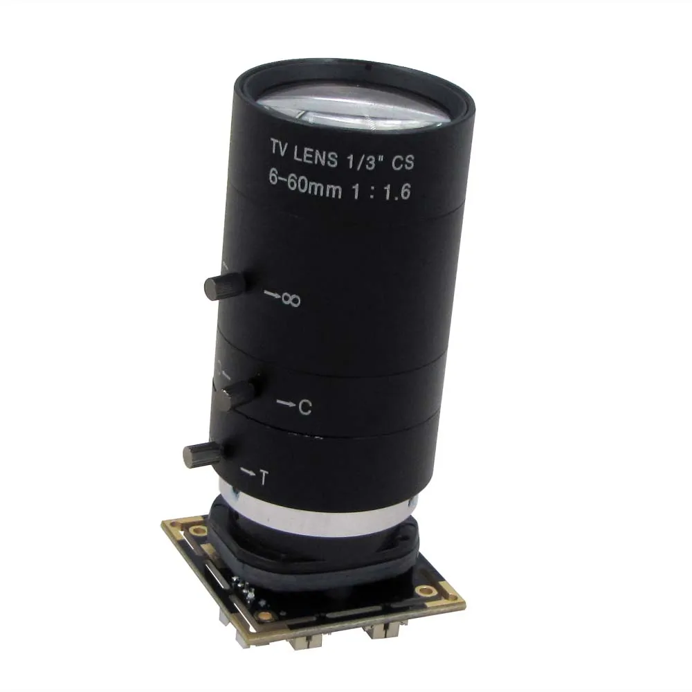 CS Varifocal 6 мм 60 1.3MP веб камера UVC Plug Play 1 3 Мп USB модуль камеры|Камеры видеонаблюдения| |